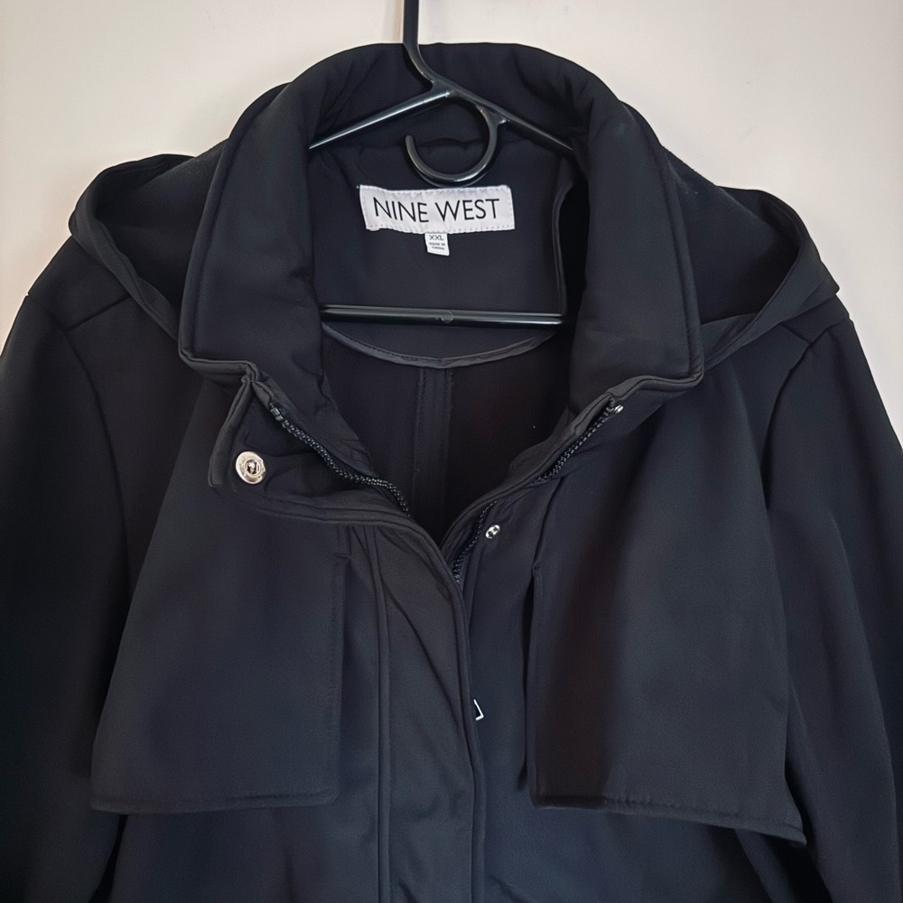 Nine West Women’s Softshell Hooded Jacket/Coat Size XXL - Picture 3 of 6